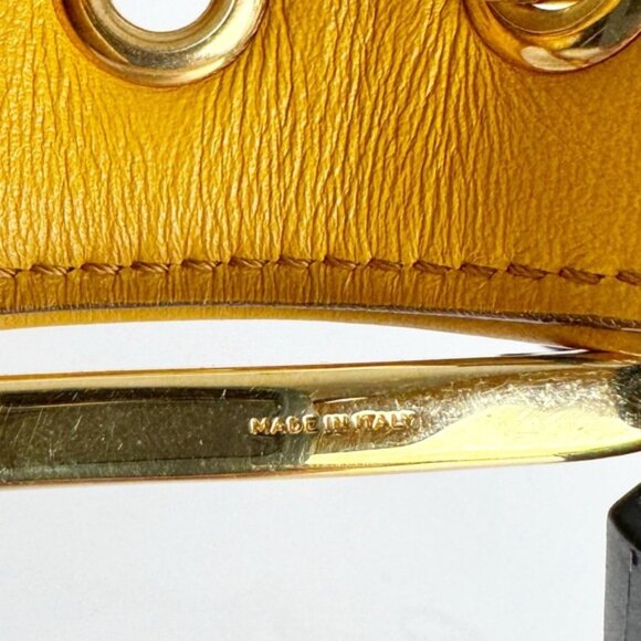 Fendi Yellow and Brown Forever Fendi Belt size 85/34 - Picture 5 of 7